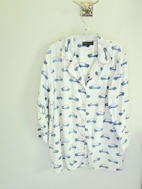 Toss Design Cotton Nightshirt Golf Theme